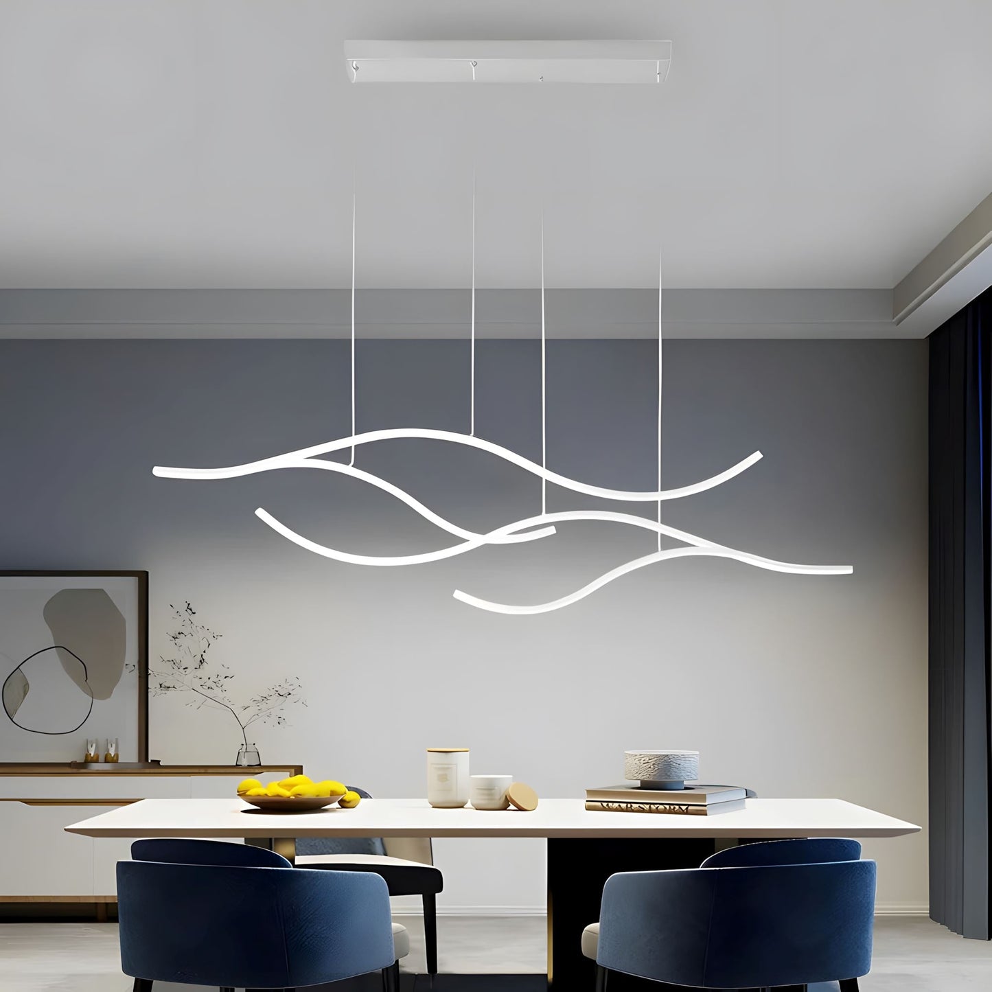 Norvo | Kunstnerisk hengende lysekrone i postmoderne stil