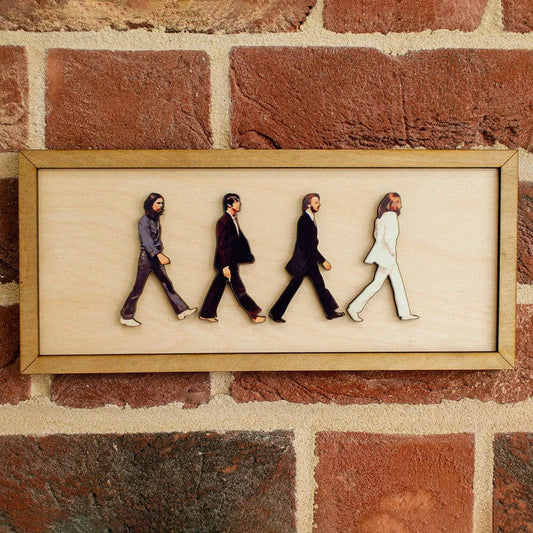 Norvo | The Beatles innrammet Abbey Road portrett