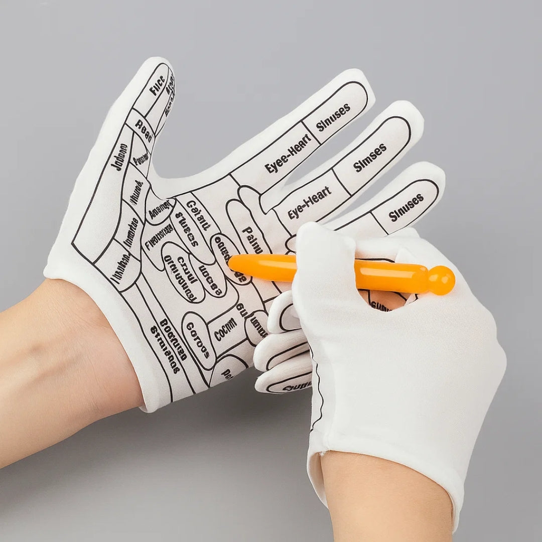 Håndsmerter LIndring – Øk Sirkulasjonen – Elastisk Non-Slip Passform – Akupressur Massasje Terapi for Ømme Hender hjemme Norvo