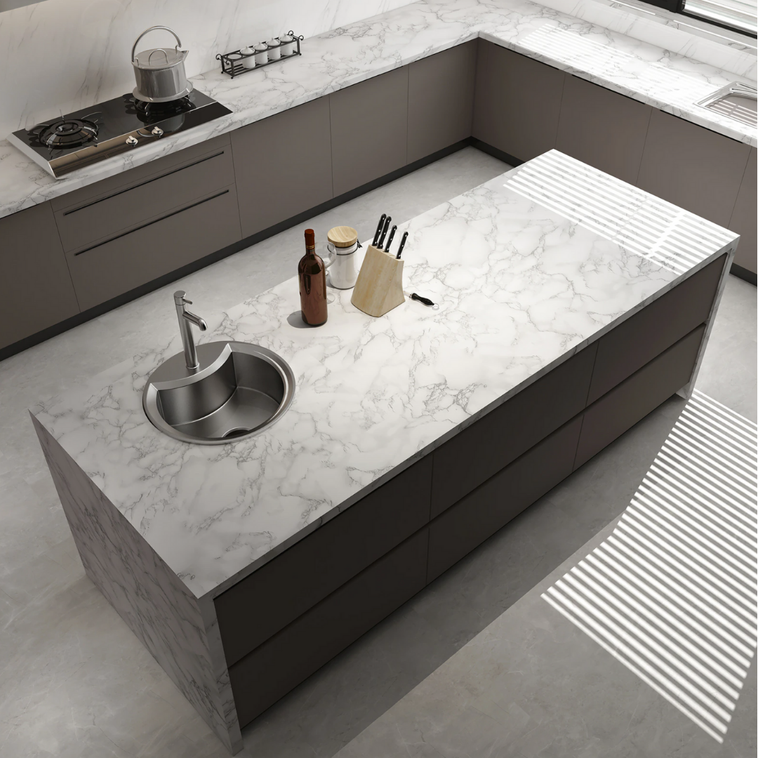 Norvo | Eindhoven MarbleLook | Vakker dekorasjon for enhver overflate! Vanntett & Oljeproof
