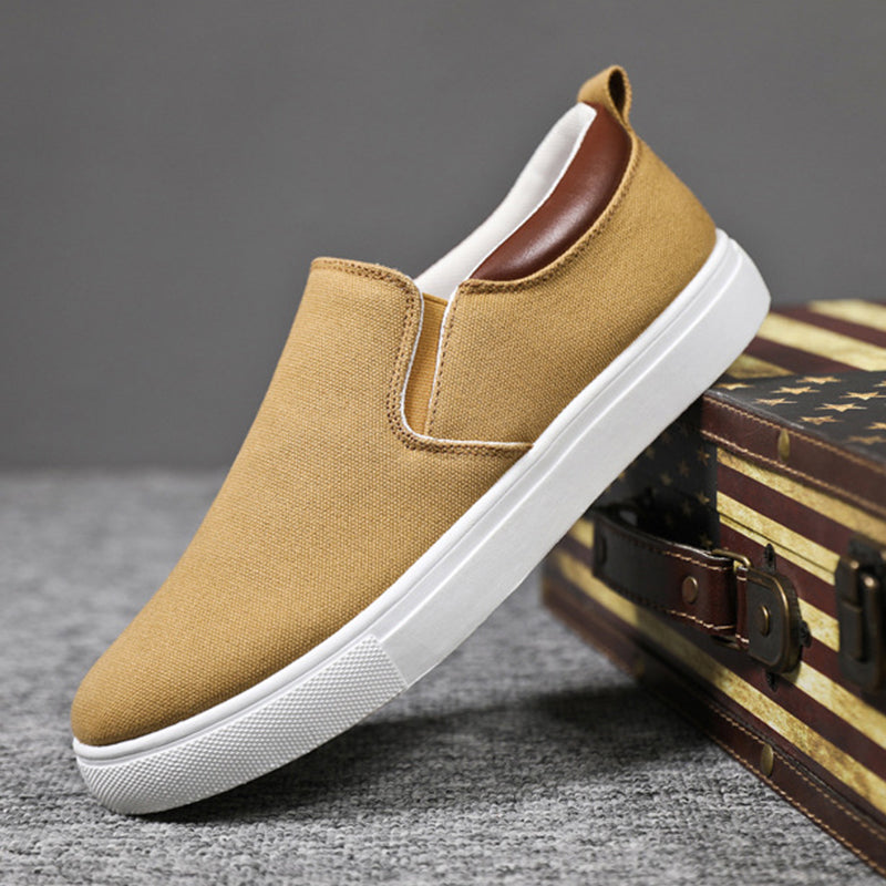 Norvo | Slip-On Sko laget av lerret for menn