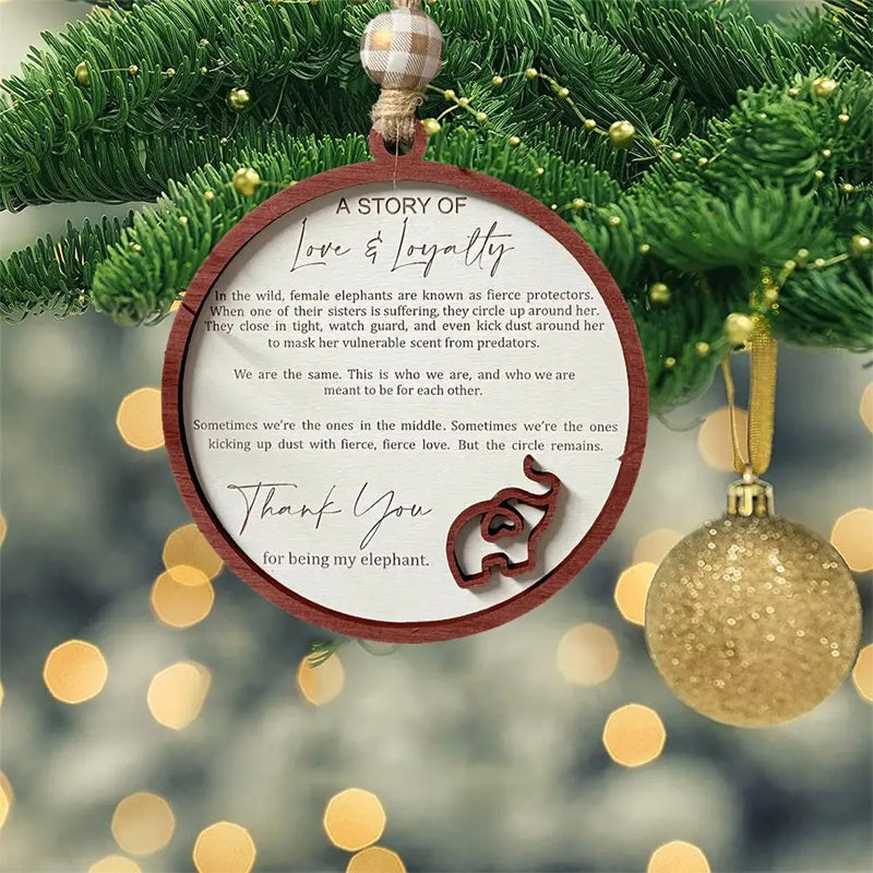 Norvo | Vennskaps Elefant Ornament