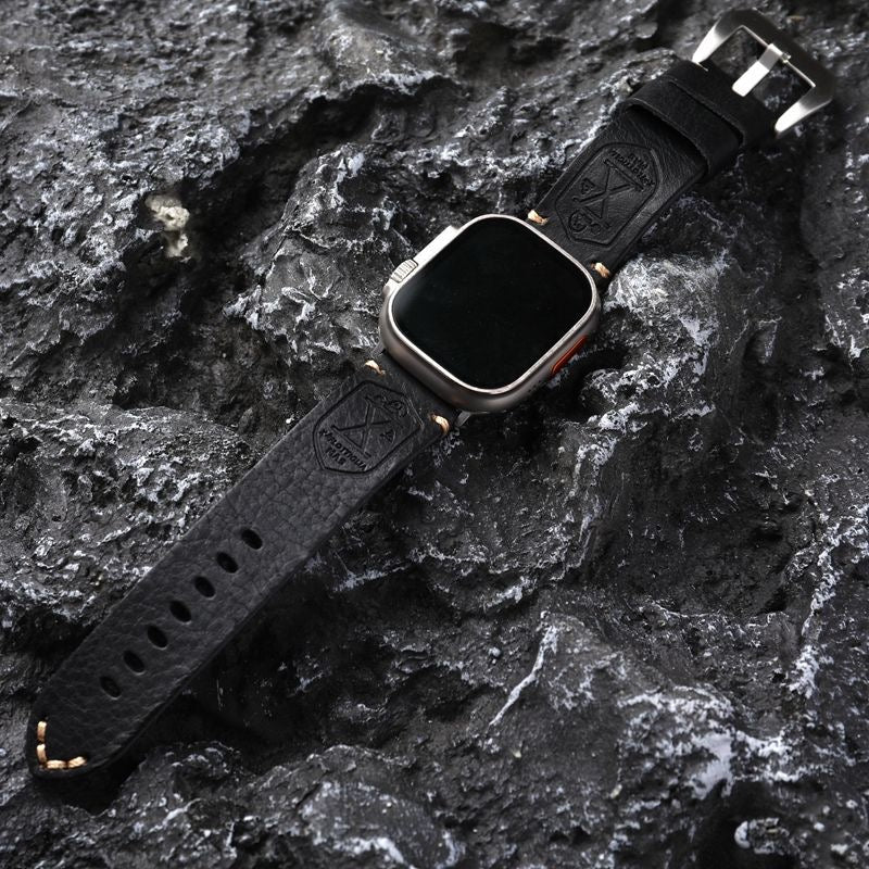 Norvo | Håndlaget Vintage Skinn Apple Watch Band