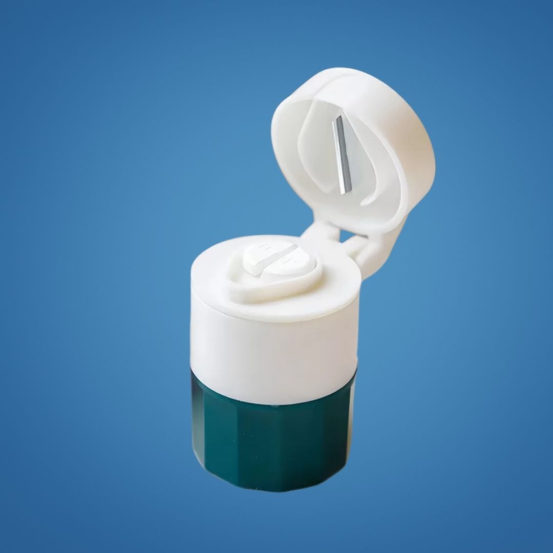 Presis splitte og knuse – Holdbar kompakt veske – Enkel svelging lindring – Sikrere dosering – Reisevennlig Norvo