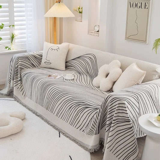 Norvo | Calista Wave Chenille Sofaplagg