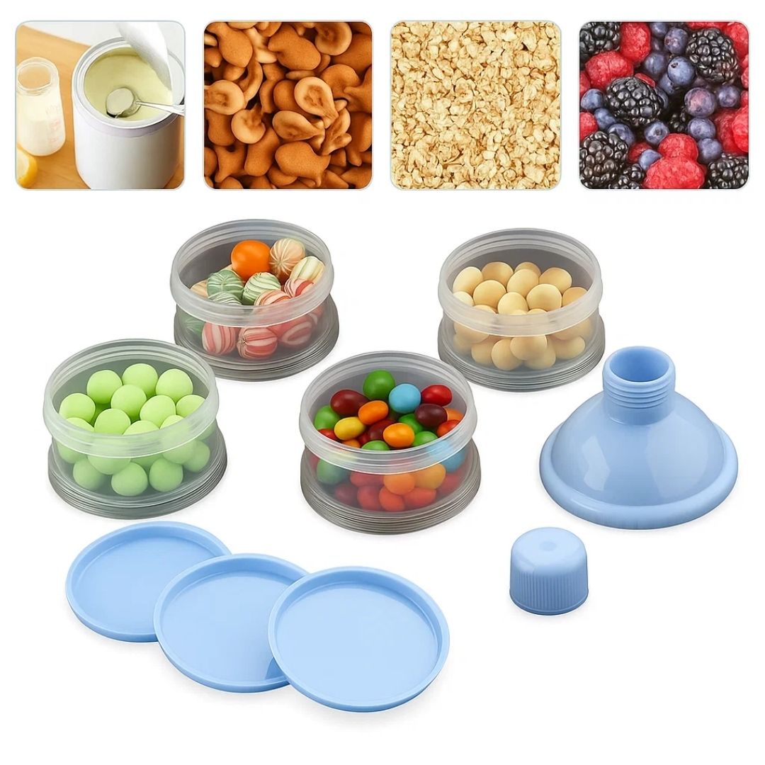 Sprutsikker – Tett og stablebar – Hygienisk oppbevaring – Klargjort for reise – Rask nattmat-løsning Norvo