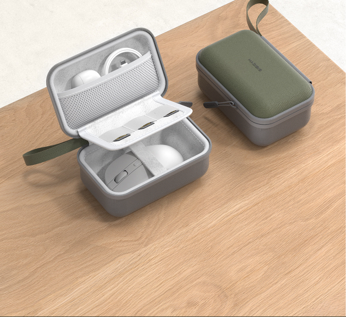 Norvo | Bluetooth Digital Power Bank og Datakabel Bærbar Pouch