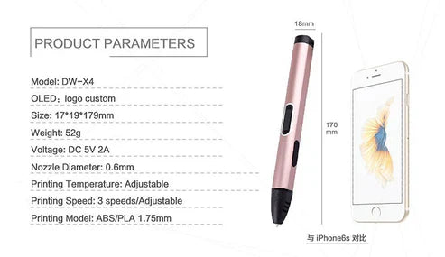 Norvo | 4. generasjon 3D tegne penn | 3D skrive penn