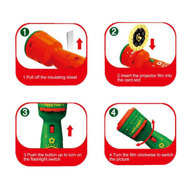 Norvo | Bildeprojektor Lommelykt Projektor Lys