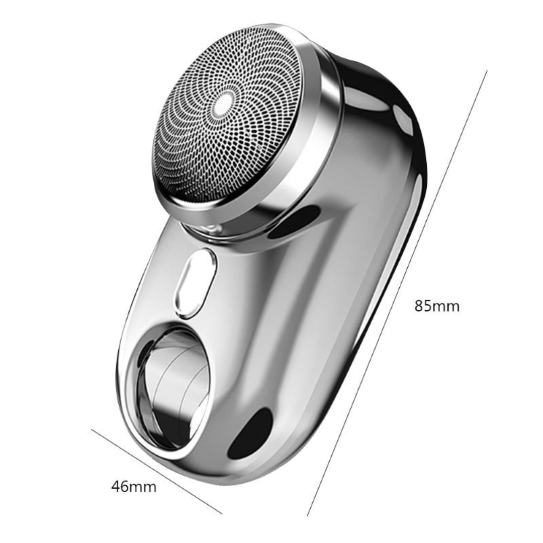 Norvo | Bærbar Elektrisk Mini Barberhøvel – Reisebarbermaskin