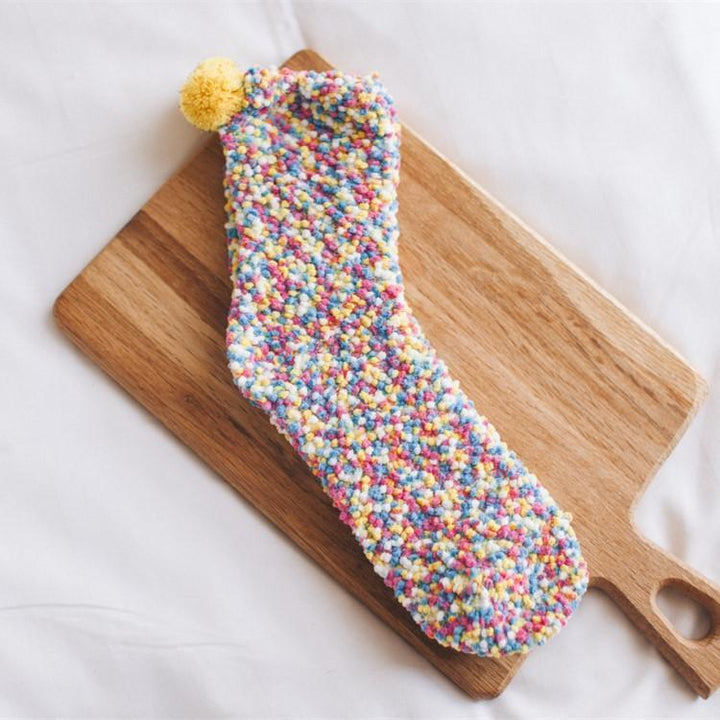 Norvo | Komfortabel Gave Pom Pom Cupcake Sokker