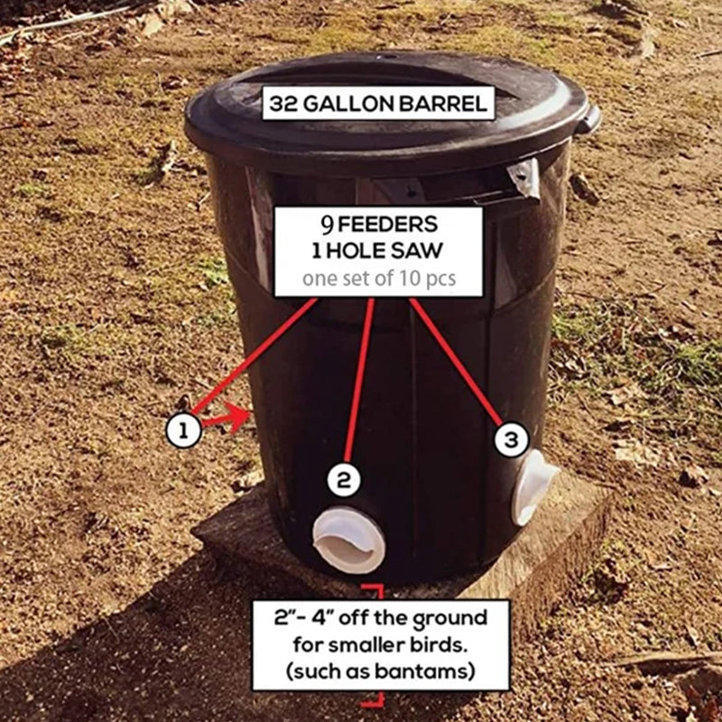 Norvo | Fôringssett Spesialverktøy For Avl Av Kyllinger Ender Fjærfe Tilbehør