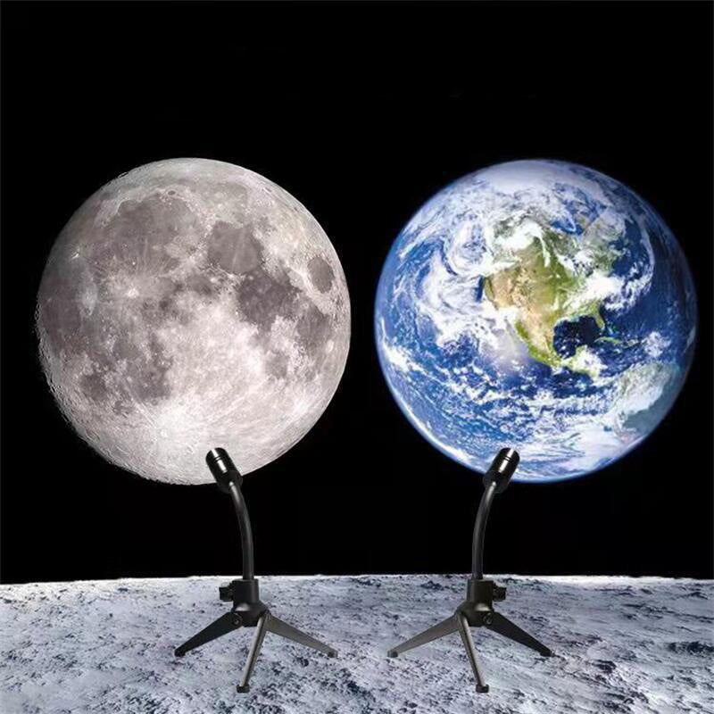 Moon Earth Projection LED Lampe | Norvo