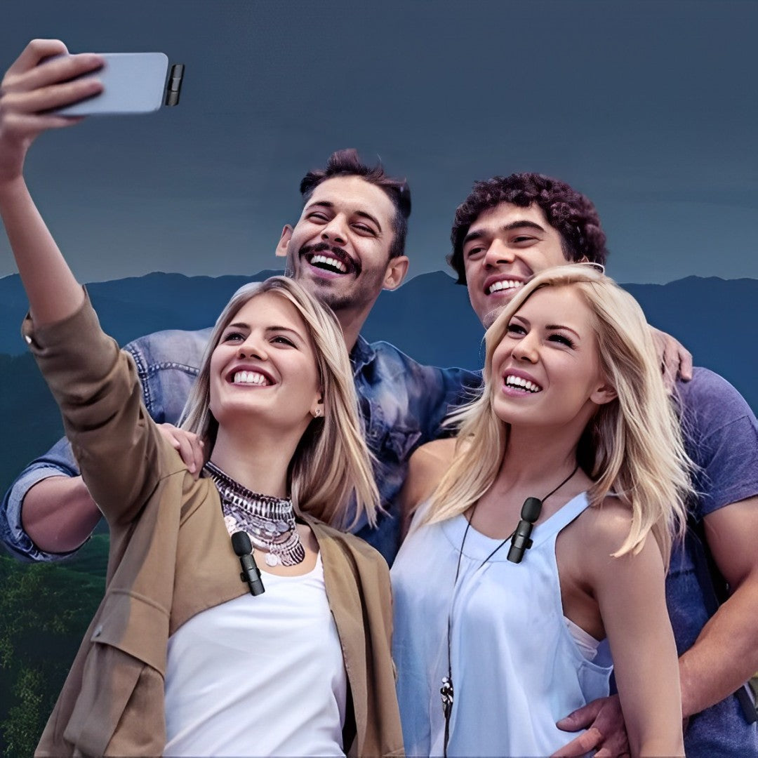 Profesjonell trådløs lavaliermikrofon - trådløs og omnidireksjonal mikrofon Norvo