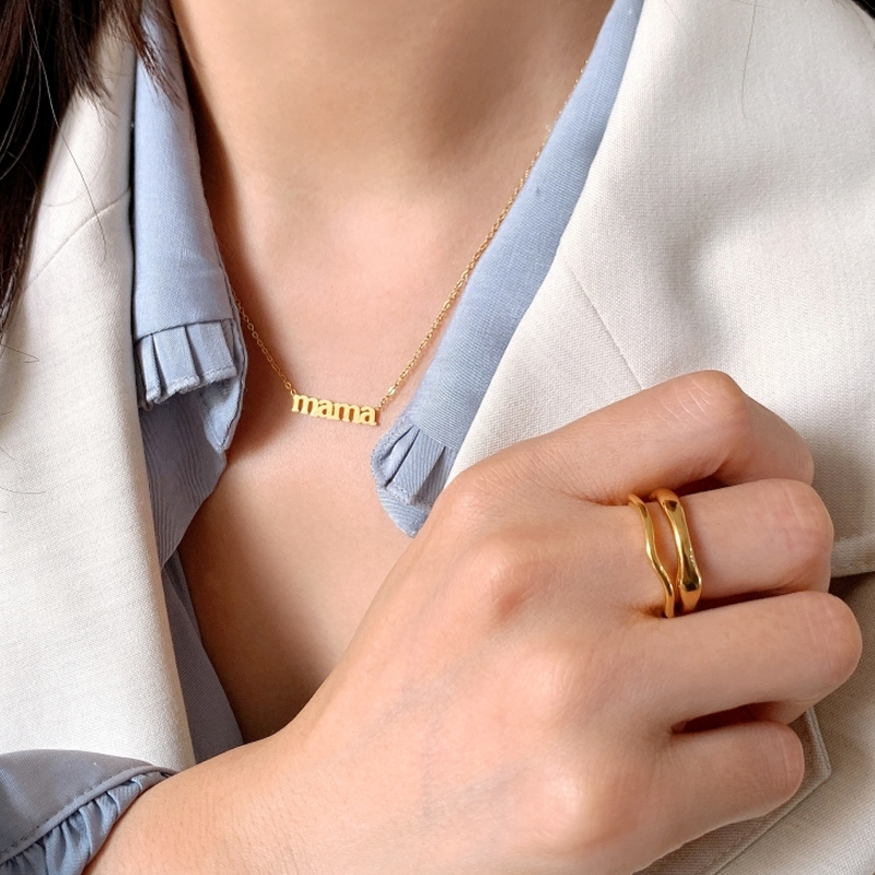 Norvo | Bokstav "mama" Hengende Halskjede