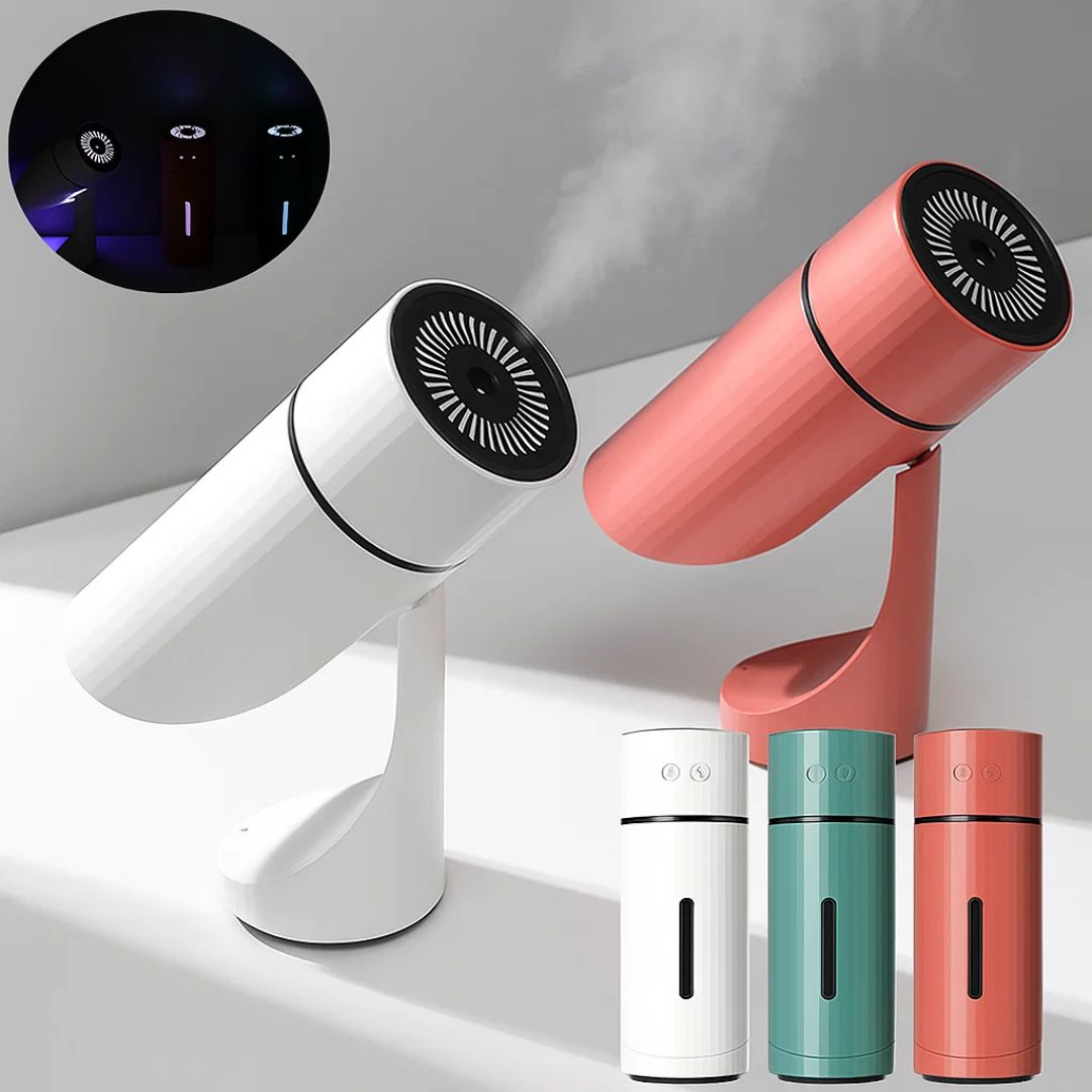 Ultra Stille – 90° Tilt Rotasjon – Lindre Tørr Luft & Forbedre Søvn i Soverommet eller Kontoret Norvo