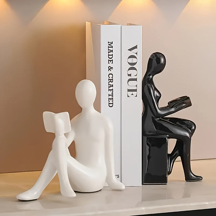 LuxeCeramic - Abstracte keramiske bokstøtter for elegante interiører Norvo