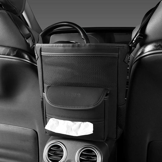 Norvo | Bilsete Spalte Faux Fur Oppbevaringshengende Bag Nettorganisator