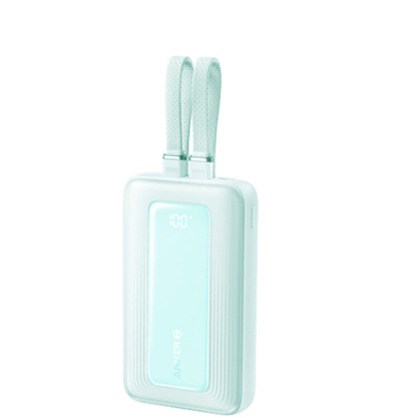 Norvo | 2024 Ny Hurtigladende Power Bank, 20.000mAh Høy Kapasitet med Innebygd Kabel