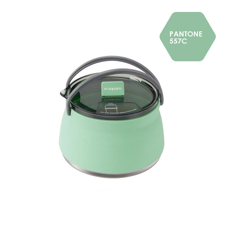 Norvo | Camping Utendørs Silikon Sammenleggbar Kjele