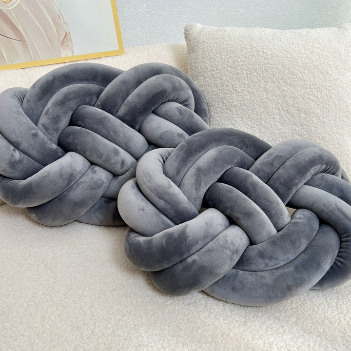 CozyPlush Set med 2 Plush Dekorative Puter – Myk Eleganse for Ditt Hjem Norvo