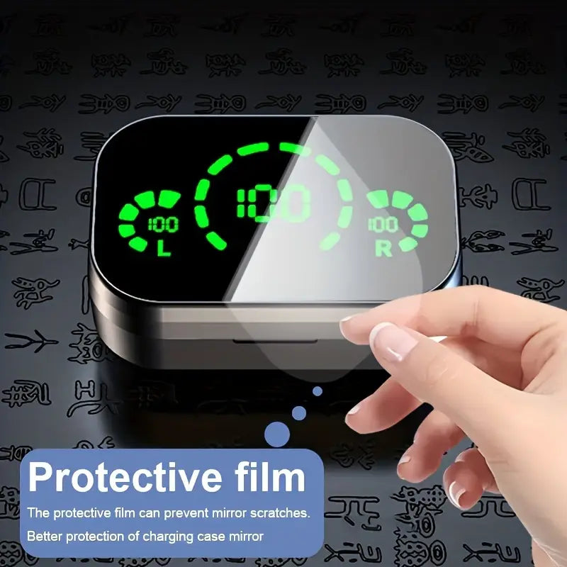 Norvo | Soniq - UltraBass Trådløse Ørepropper – Sporty In-Ear Hodetelefoner med Ladeetui