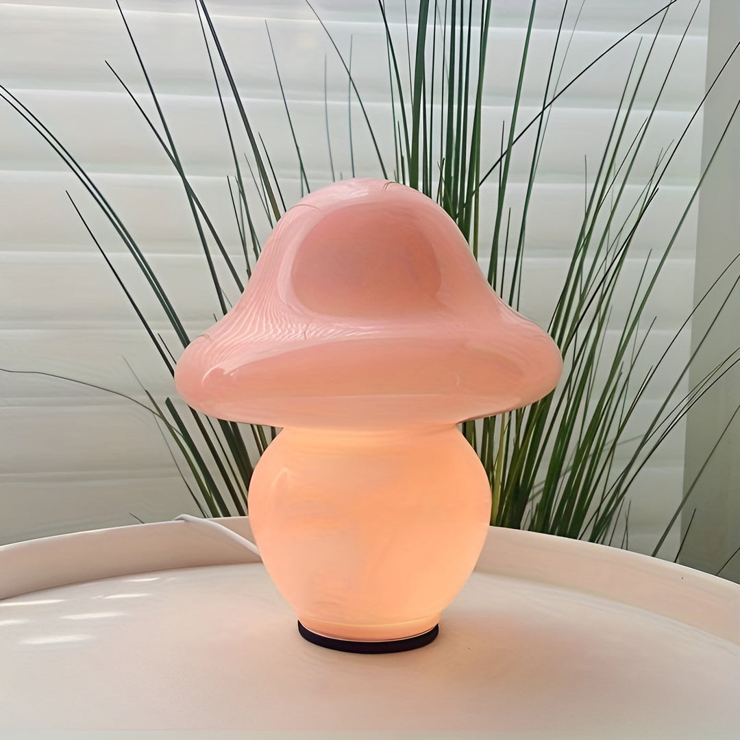 Norvo | MushroomDream Lampe – Fortryllende Glassbelysning med Sopps mønster
