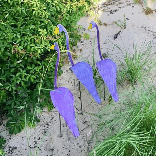 Norvo | Svimmel Flamingo Hagedekorasjon