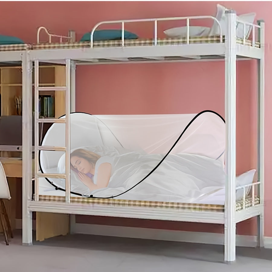 Norvo | Bærbart sammenleggbart utendørs campingmyggnett - Ultralett, kompakt, pustende insektvern for camping, sovesaler og utendørs eventyr - Enkelt å sette opp og transportere