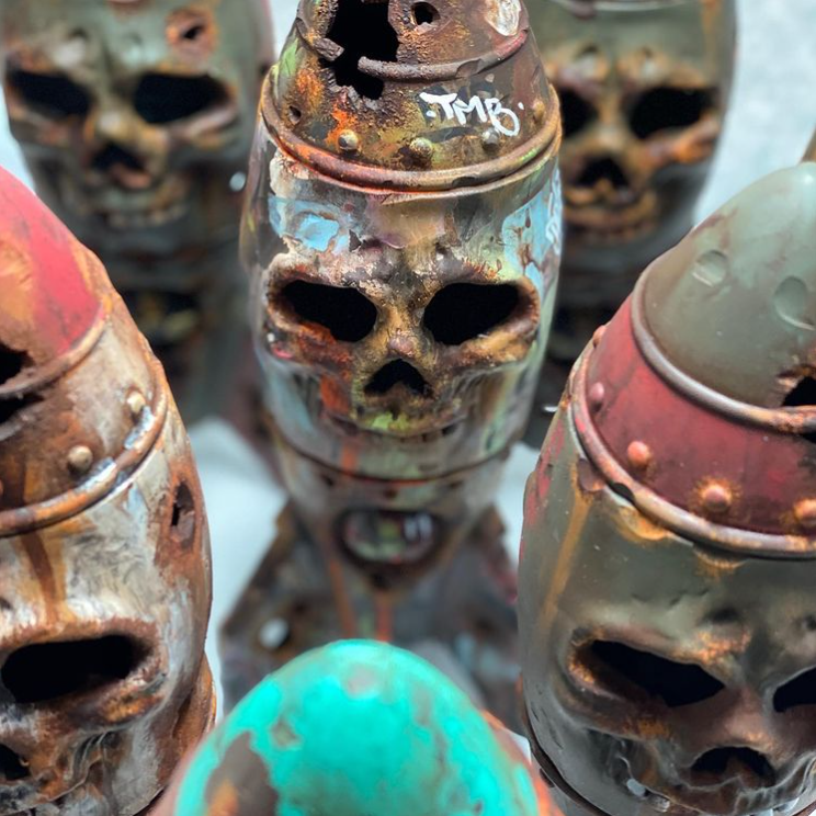 Norvo | The Skull Bomb - Lite Kjernekraft Hodeplagg Dekor