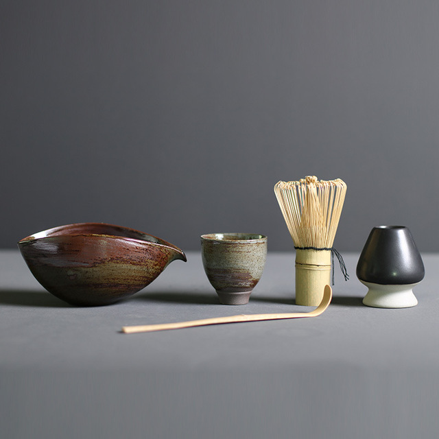 Norvo Set | Tradisjonell matcha visp og bolle | Perfekt forberedelse | Høykvalitets tilbehør