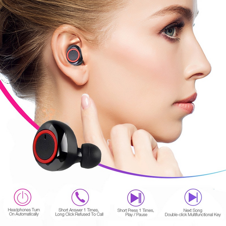 Norvo | Y50 TWS Trådløs Bluetooth Hodetelefoner