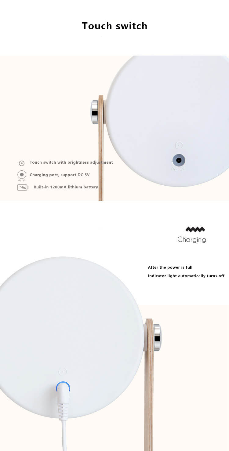 Norvo | Lantern lampe nattlys kreativ sammenleggbar bærbar LED bordlampe