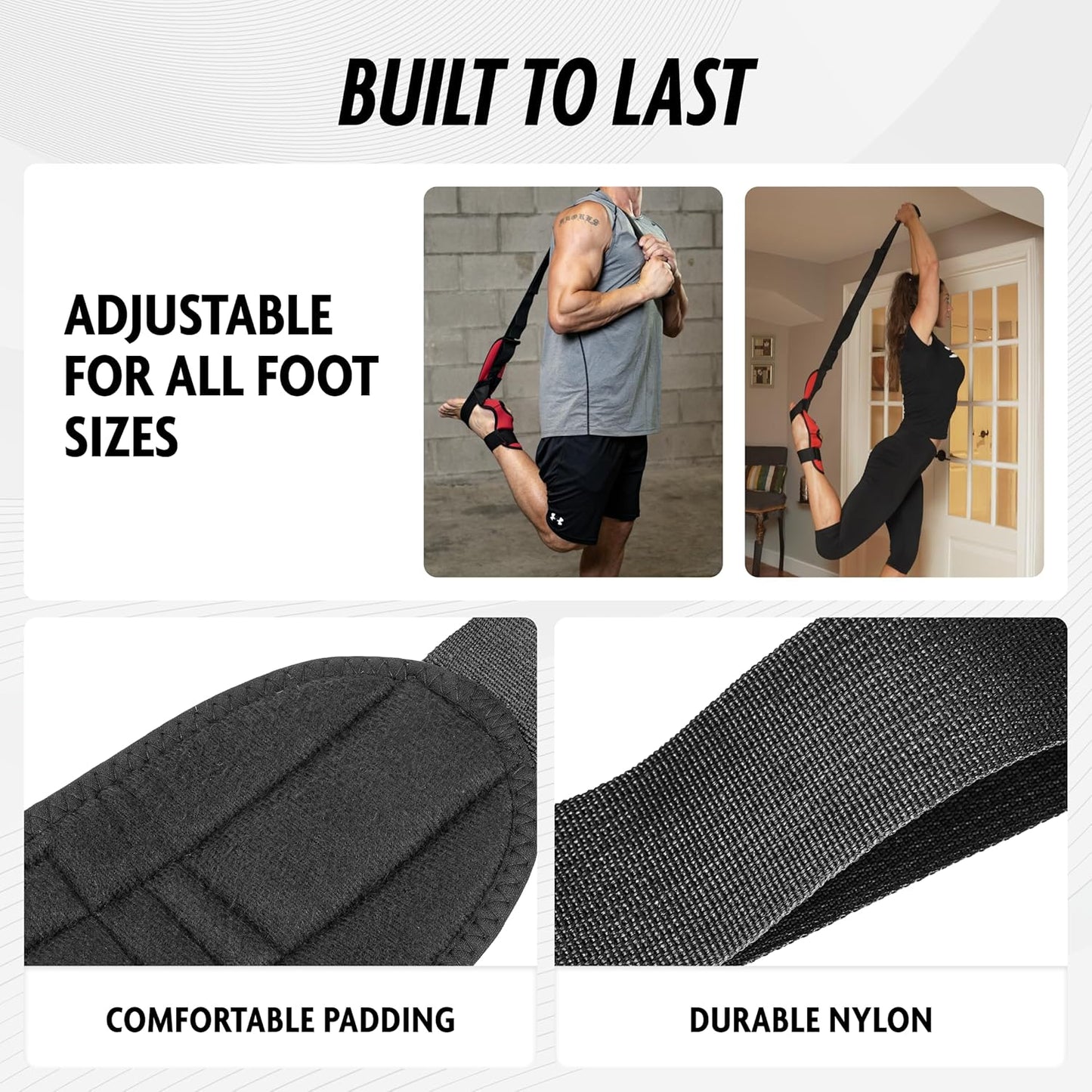 Norvo | FlexiStrap™ Forbedret Fleksibilitetsstøtte