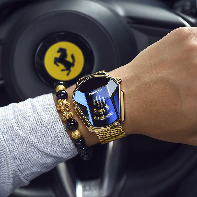 Norvo | Menns Diamant Stil Kvarts Ur