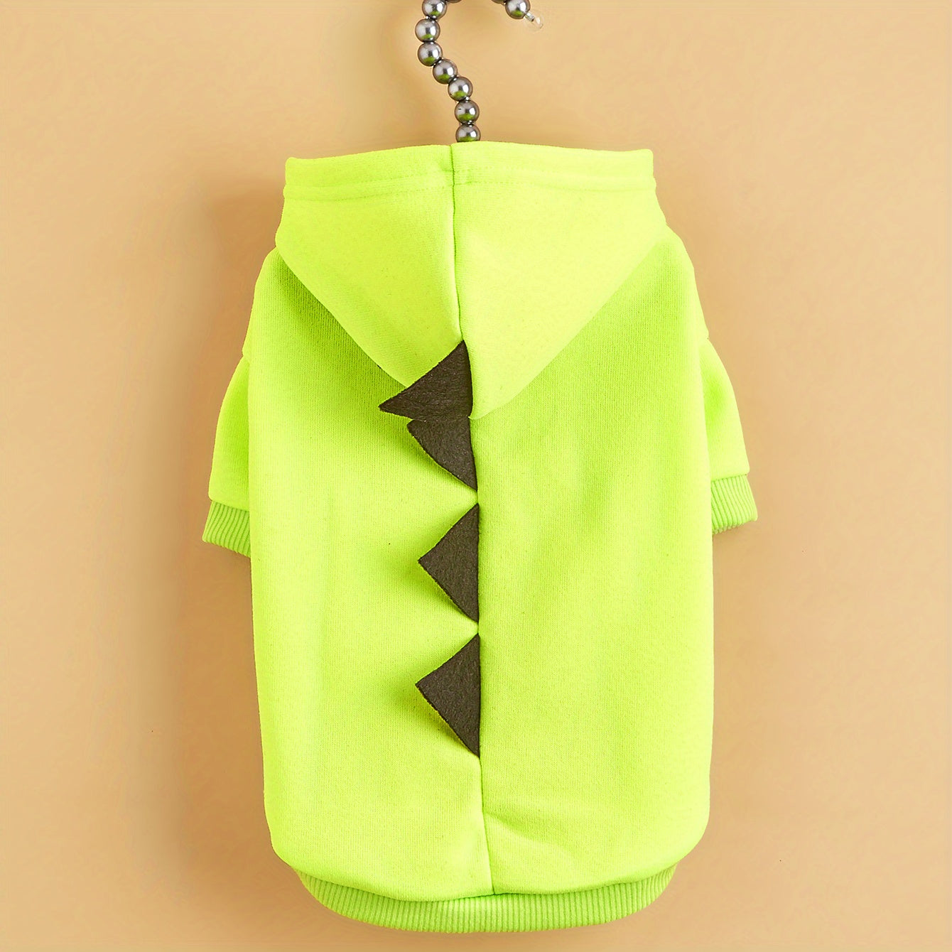 Norvo | Hund Halloween Kostyme Fleece Dinosaur Hoodie | Kjæledyrantrekk Varm