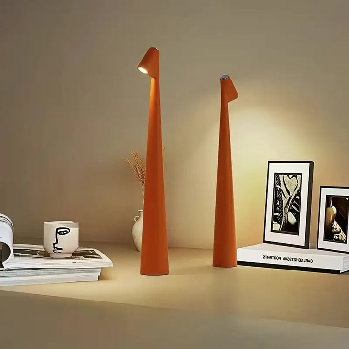 Norvo | Bordlampe Moderne Rød Metall LED Lys