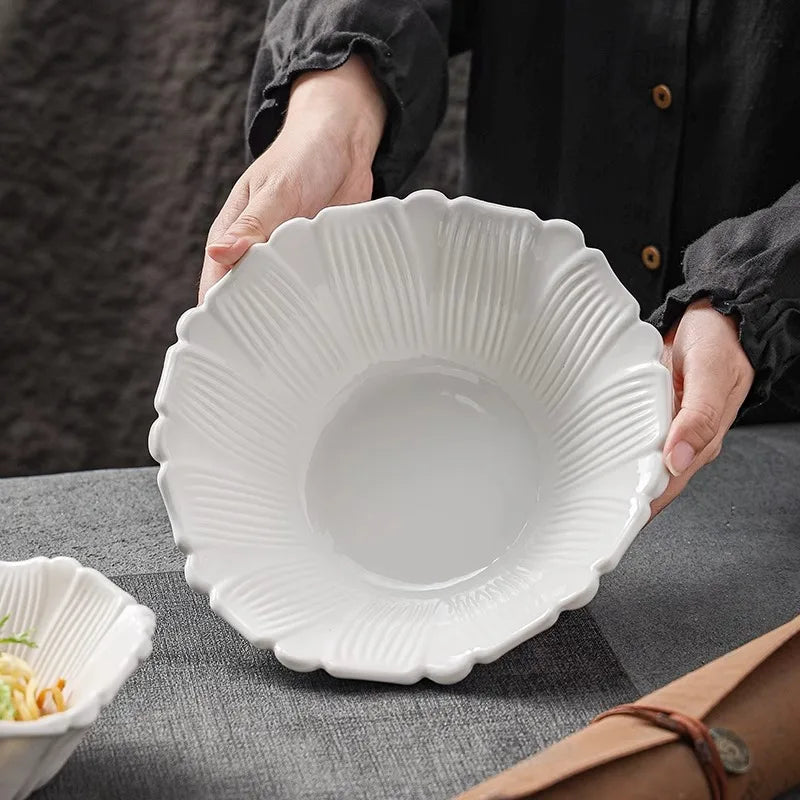 Norvo | Blomstermønster keramisk dyp bolle