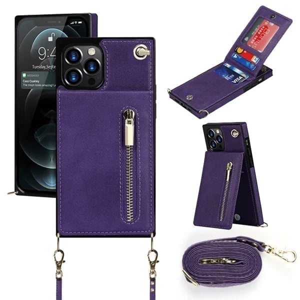 Norvo Lommebok iPhone-deksel – Kredittkortholder for iPhone