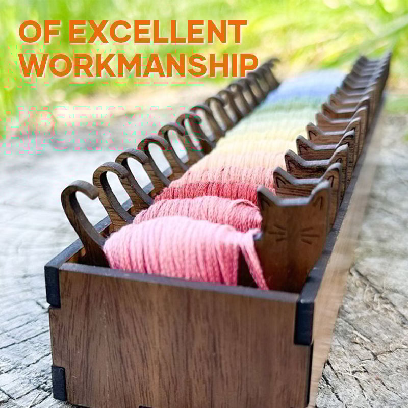 Norvo | Broderitråd Organizer | Tre Kanin Spole Sett | 16-Delt | Oppbevaringskorrall Inkludert