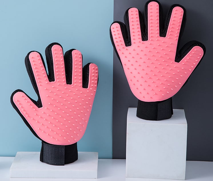 Norvo | Kattepleie hanske for katter ullhanske Kjæledyr hårfjerning børste kam hanske for kjæledyr hund rengjøring massasje hanske for dyr salg