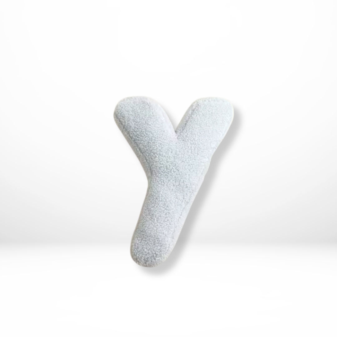 Norvo | Fløyels Alfabet Dekorativ Pute Med Bokstavene A Til Z