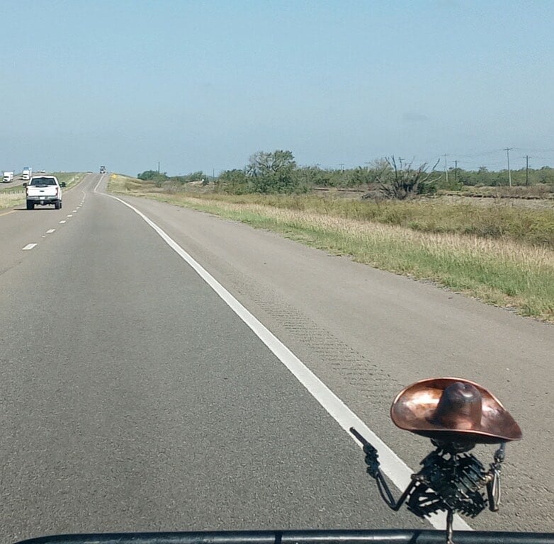 Norvo | Håndlaget Støpt Cowboy Hodeskalle Gunslinger Hekksmykke Skulptur