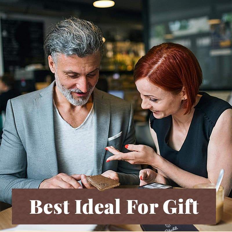 Norvo | Menns Essentials-Multi-funksjonell RFID Blokkering Vanntett Holdbar PU Lær Lommebok