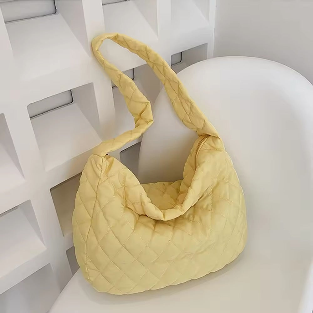 Norvo | Polstret Ballett Extra Large Puffer Tote Crossbody Polstret Skulderveske