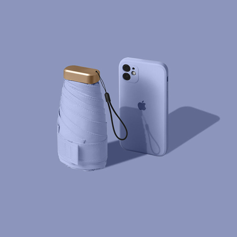 Norvo | Minibar bærbar UV-beskyttelsesparaply, for reise og pendling