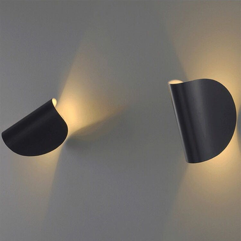 Norvo | Eveline Moderne Geometrisk LED 4 Farge Vegglys Innendørs/Utvendig Metall