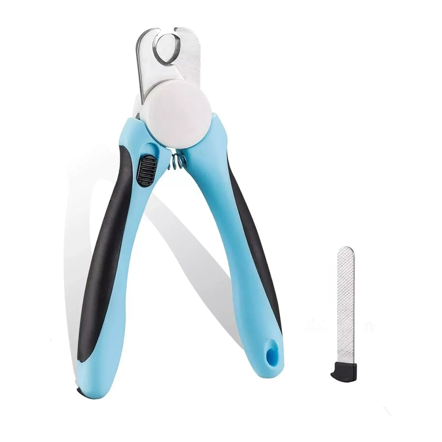 Norvo | Rustfritt Stål Kjæledyr Negl Klippere med Sikkerhetsbeskyttelse og Gratis Neglefil - Perfekt for Middels og Store Hunder