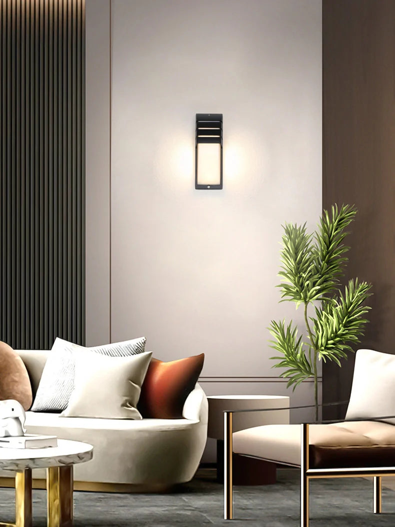 Norvo | Led Utendørs Vegglampe Med Menneskelig Bevegelsessensor