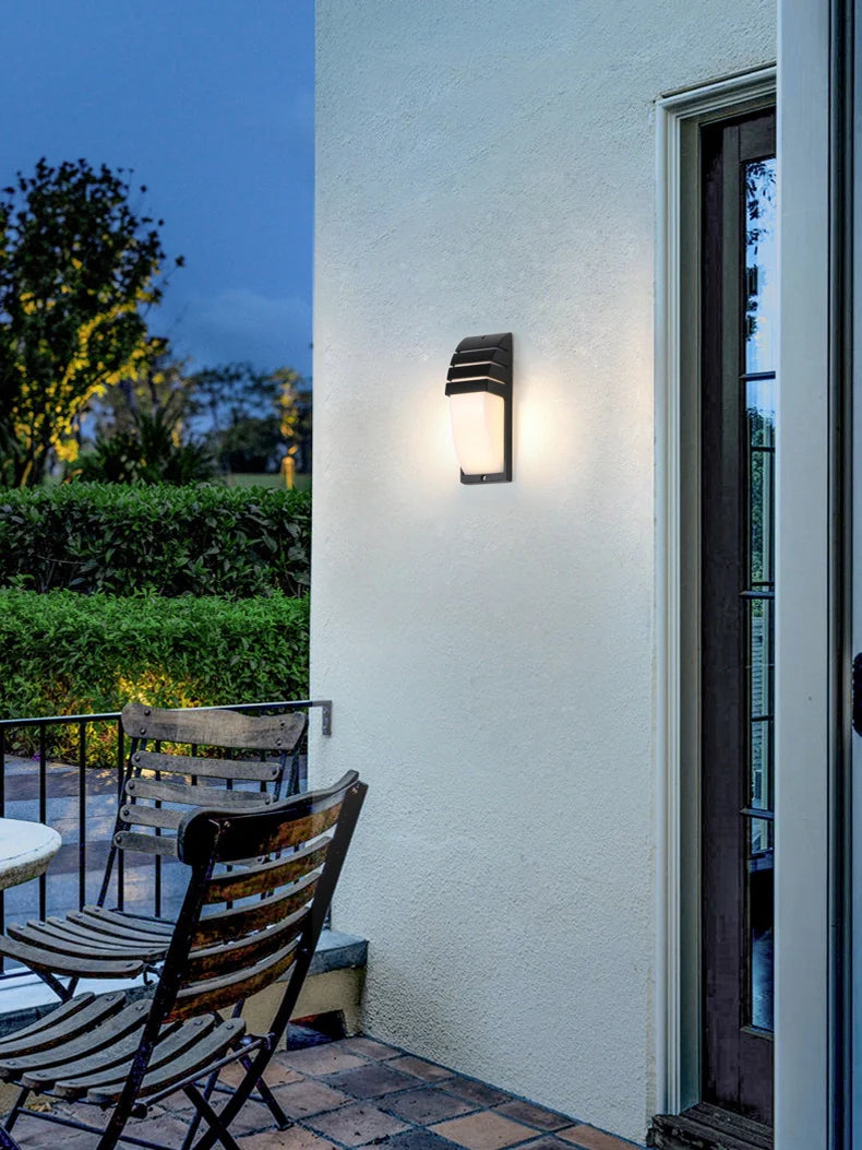 Norvo | Led Utendørs Vegglampe Med Menneskelig Bevegelsessensor